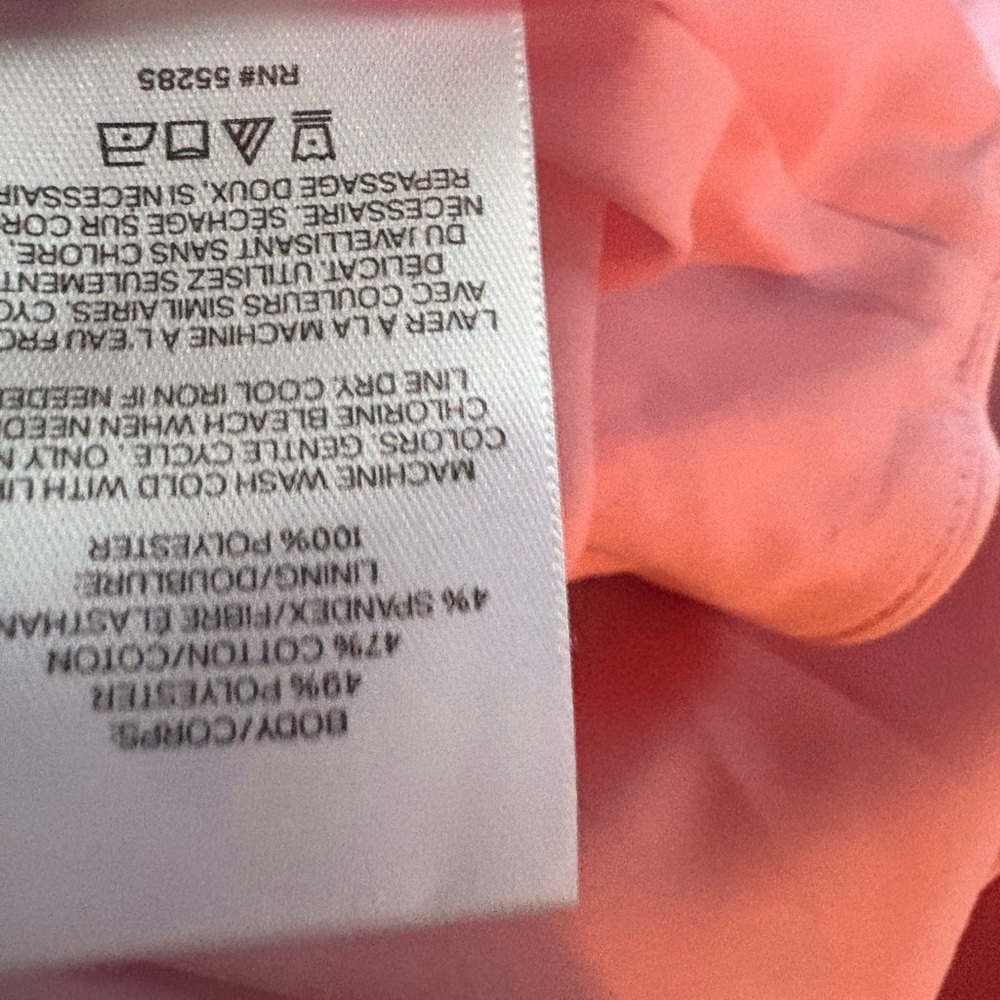 Express NWT Women's Pink Knee Length Skirt - Lined, with Slit in back - Picture 5 of 9